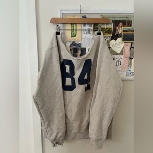 Brandy Melville Off Shoulder “84” Sweatshirt